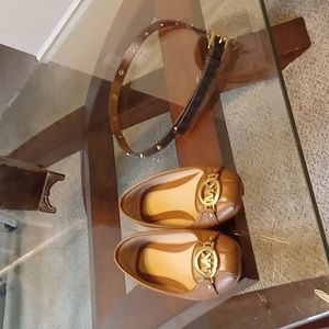 SOLD!!! SOLD!!MICHAEL KORS SHOES W/ BELT